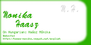 monika haasz business card